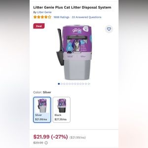 Litter Genie Plus—like new